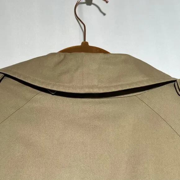 Burberry Burberrys' Trench Coat Kensington Nova Made in England sz 46R VTG Tan - Picture 8 of 16